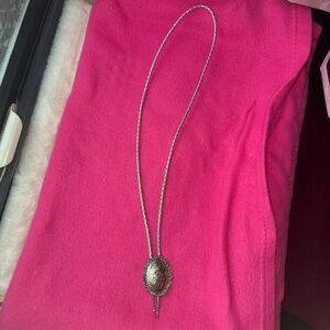 silver bolo tie